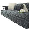 Winter Verdicktes Plüsch Sofa Kissen Rutschfeste Lederhülle Weich Bequem Handtuch für Wohnzimmer