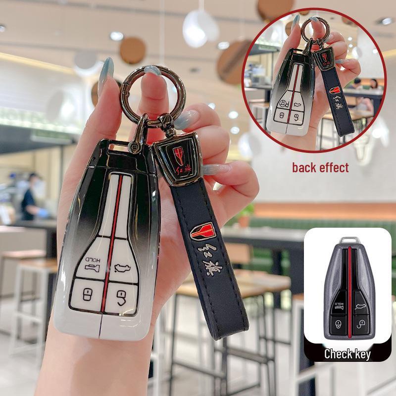 Tailored Key Case for Hongqi Models: H5, HS5, H9, HQ9, H6, HS7, HS3, EH7, Tiangong 08.