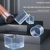 Clear Table and Chair Leg Covers – Noise Reduction, Non-Slip, Wear-Resistant, Floor Scratch Protection.