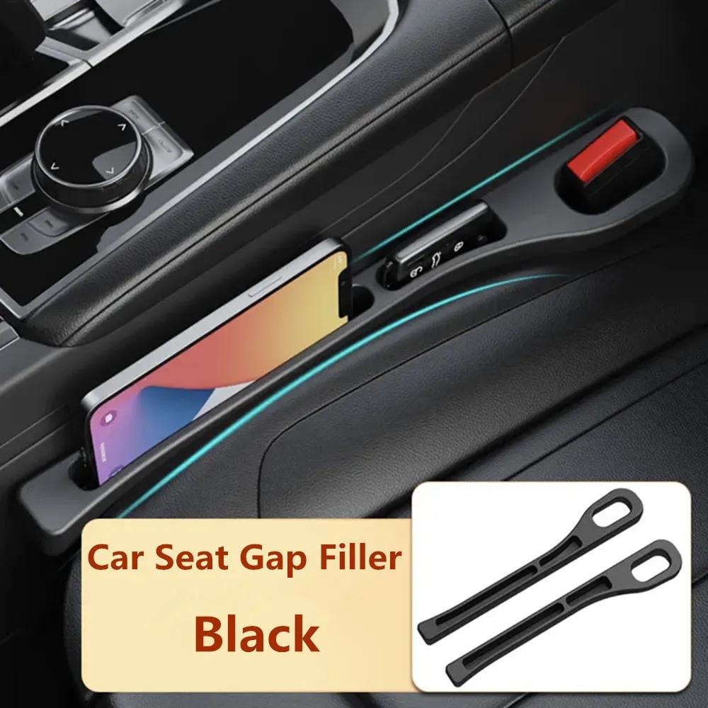 2 Stücke Autositz Lückenfüller Sitzspalt Aufbewahrungsbox Tasche zwischen den Sitzen Konsole Organizer Dekoration Innen Autozubehör