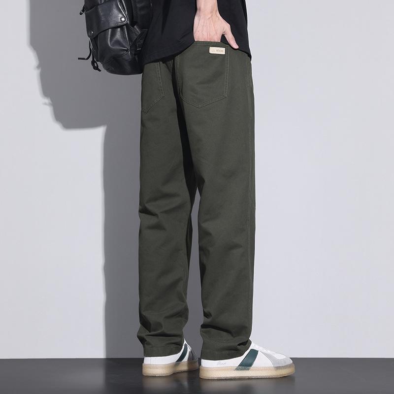 Shanggu Men's Clothing, New Cotton Straight Floor Mopping Casual Pants Men's Loose Versatile Casual Pants