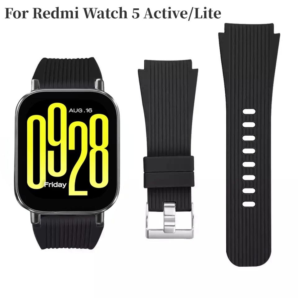 Soft Silicone Strap for Redmi Watch 5 Active Breathable Replacement Wristband For Redmi Watch 5 Lite/5 Active Belt Accessories