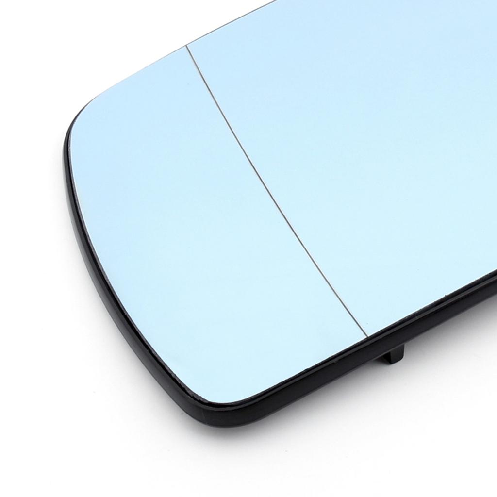 Blue Heated Left & Right Driver Side Wing Mirror Glass For BMW X5 E53 1998-2006