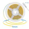 BMW 12V 24V 3mm 5mm PCB COB LED Strip Light 384LED/m 2Pin Wire/DC Plug High Density Linear Lighting 3000K 4000K 6000K 8mm Flex Tape