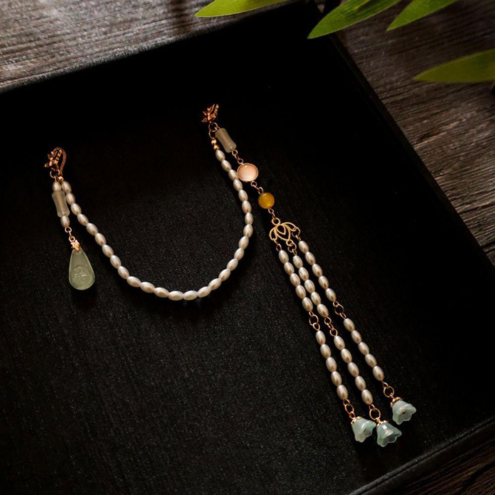 Long Hanging Tassel Chinese Style Brooch Fashion Jewelry Cheongsam Accessories  Outdoor