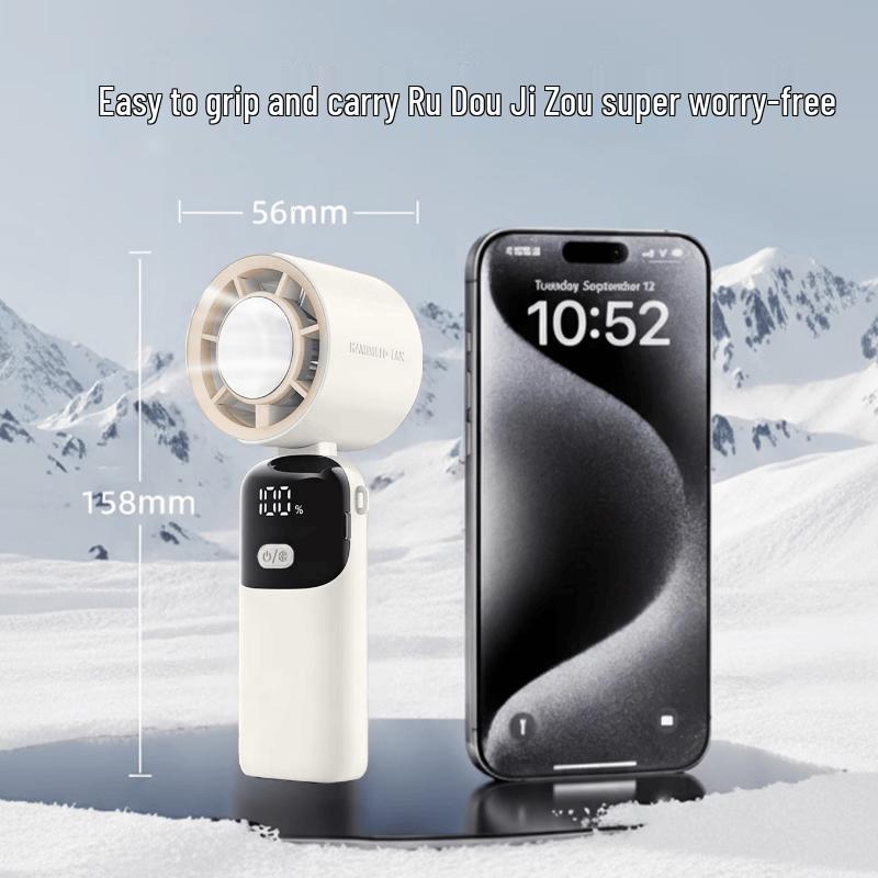 Shengyuantong Foldable Handheld Cooling Fan with Ice Compress