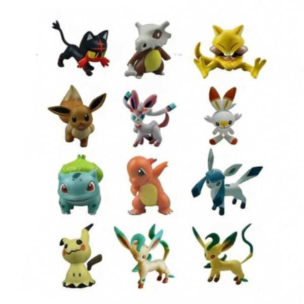 Adventskalender 24 Mehrfarbige Figuren 5 cm Modellset