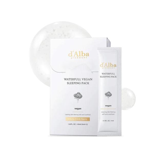 d Alba - Waterfull Vegan Sleeping Pack 4ml x 12 packs