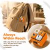 Press Button Fidget Keychain Pumpkin Shape Prank Toy Joke Quotes Pumpkin Keychain  Kids Adults