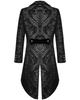 Herren Steampunk Viktorianisch Jacke Gothic Frack Kostüm Vintage Mantel