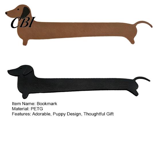 Personalized Bookmarks 2Pcs 3D Printed Dog Bookmark, Dachshund Page Holder for Students, Cute Book Lover Gift Idea Puppy Marker Office School Reading,