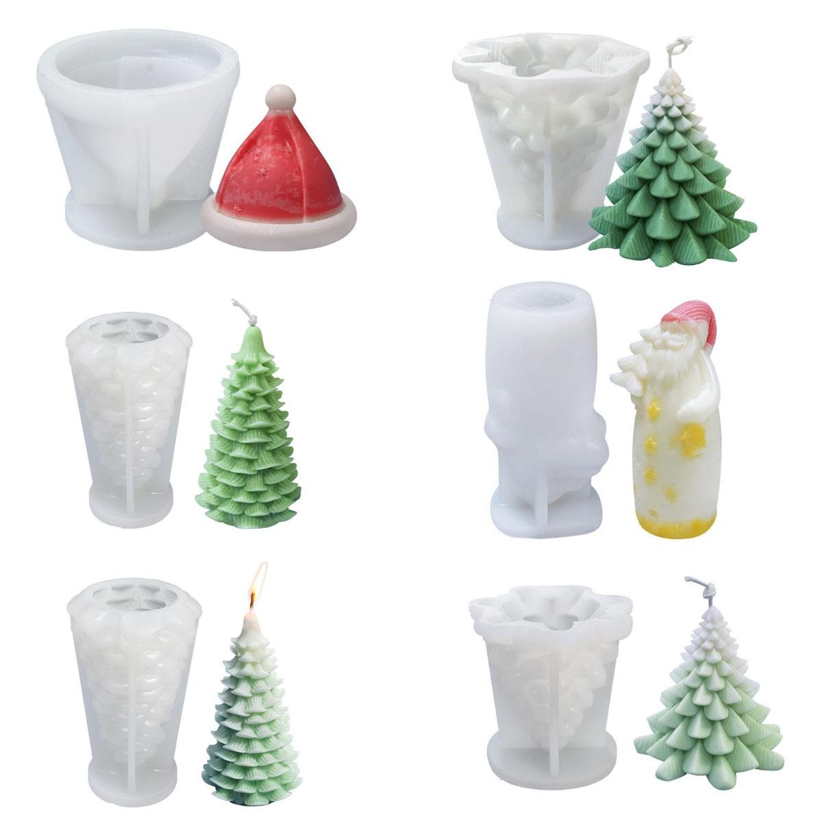 

Форма рождественской елки, форма для свечи, эпоксидная смола, ароматерапевтическая штукатурка, сделай сам, воск, форма для мыла