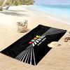 Pac-Man Print Beach Towel, Large Soft Quick Dry Towel for Beach Camping Swimming
