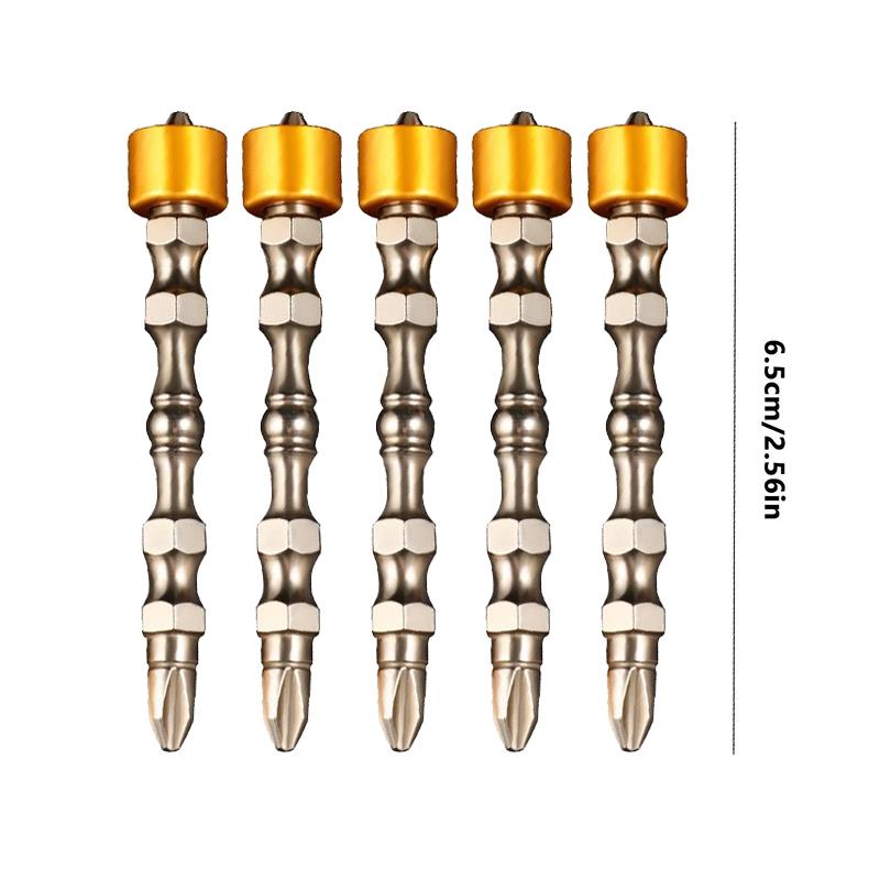 

10/1PCS PH2 Magnetic Screwdriver Bits Phillips Hexagonal Shank with Magnet Rings for Electric Screwdriver Plasterboard Drywall 1PC