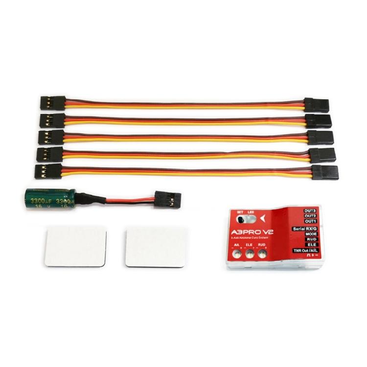 

6 Axised Gyroscope Stabilizer A3 V2 Aeroplane Flight Controller for Remote Fixed Wing Aircraft Firmware Upgrades 1
