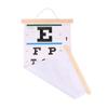 3Pcs/Pack Eye Charts Non-Reflective Visual Acuity Test Wall Chart Eye Exams For Hospital Home Kids Vision Schedule 22X11 Inches