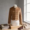 Myst Zara Velvet Texture Napoleon Coat Jacket Napoleon Vintage Long Sleeve Corduroy Jacket For Women
