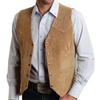 Men S Slim Fit Casual Waistcoat Jacket Solid Color