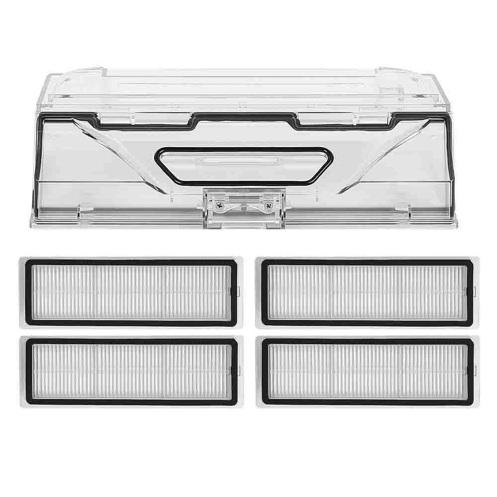 For Xiaomi MI Robot Mijia 1C 1C 1T STYTJ11ZHM Vacuum Sweeping Robot Dust Box Hepa Filter Part Garbage Box Dust Collection Box