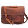 New Men's Leather Bag Messenger Laptop Shoulder Briefcase Handbag Satchel Brown