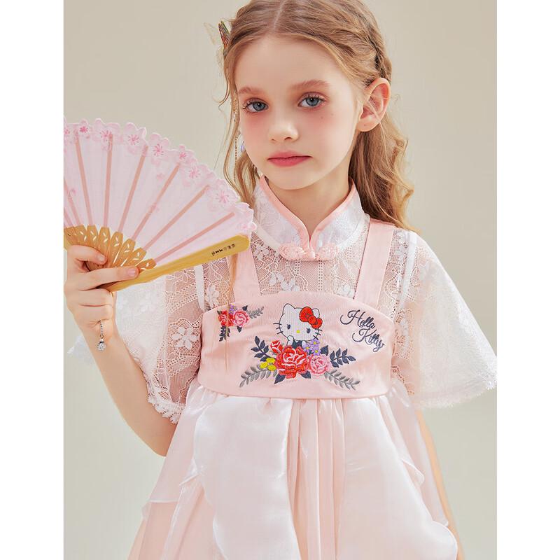 Hello Kitty Girls' Chinese Style Summer Princess Dress