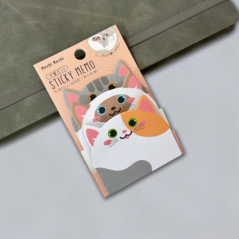 Creative Cute Animal-Shaped Sticky Notes (45 Sheets) - Reusable Planner Pads