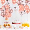 14Pcs Rose Gold Confetti Latex Balloon Set Boy Girl Birthday Party Decoration Supplies Wedding Helium Air Globos Baby Shower