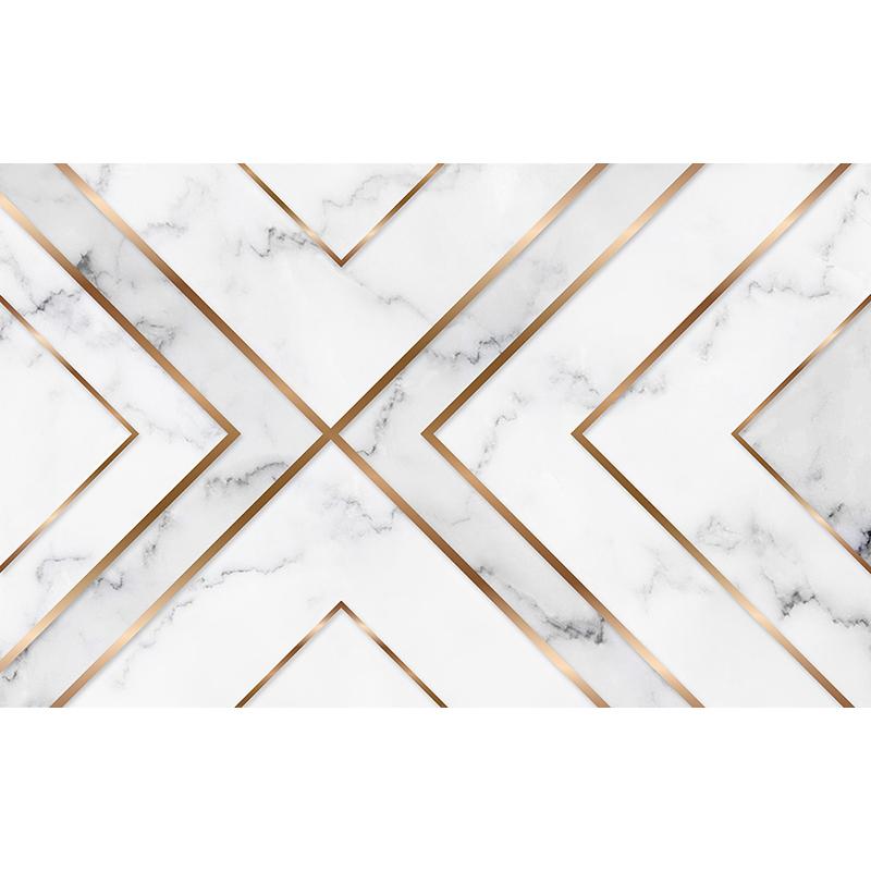 Fototapete Moderne europäische weiße Marmorlinie Wandgemälde Wohnzimmer Schlafzimmer Arbeitszimmer Sofa TV Home Decor Wandaufkleber Papel Tapiz 3D