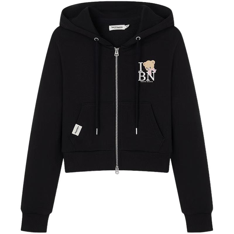 Teenie Weeniebearnova 2025 Women s Hooded Cardigan Sweatshirt S