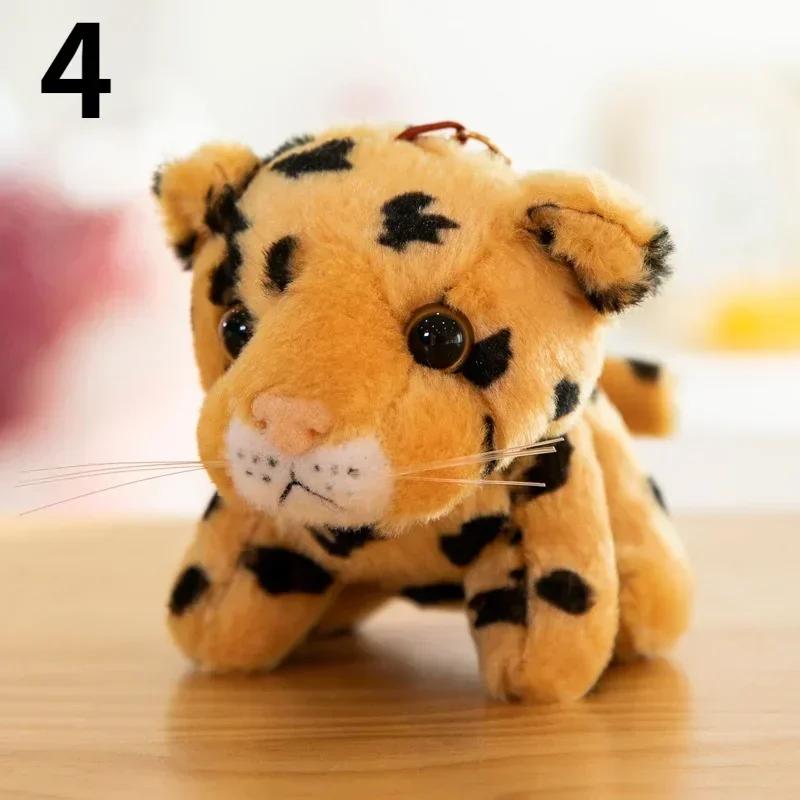 

Новый Милый Панда Гепард Тигр Детский Брелок Плюшевая Подвеска Школьная Сумка Кошелек для мелочи Подвесное Украшение Детский Праздник Подарок 4