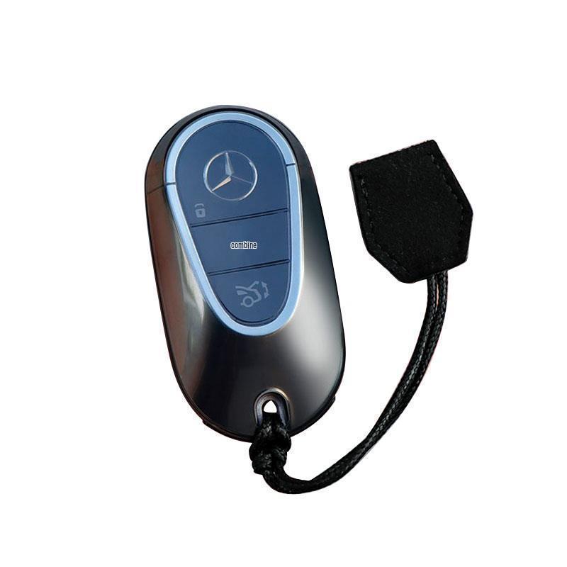 Transparent Mercedes-Benz Key Case for C260, LC200, S400, E-Class, C-Class, EQE, GLC - Unisex