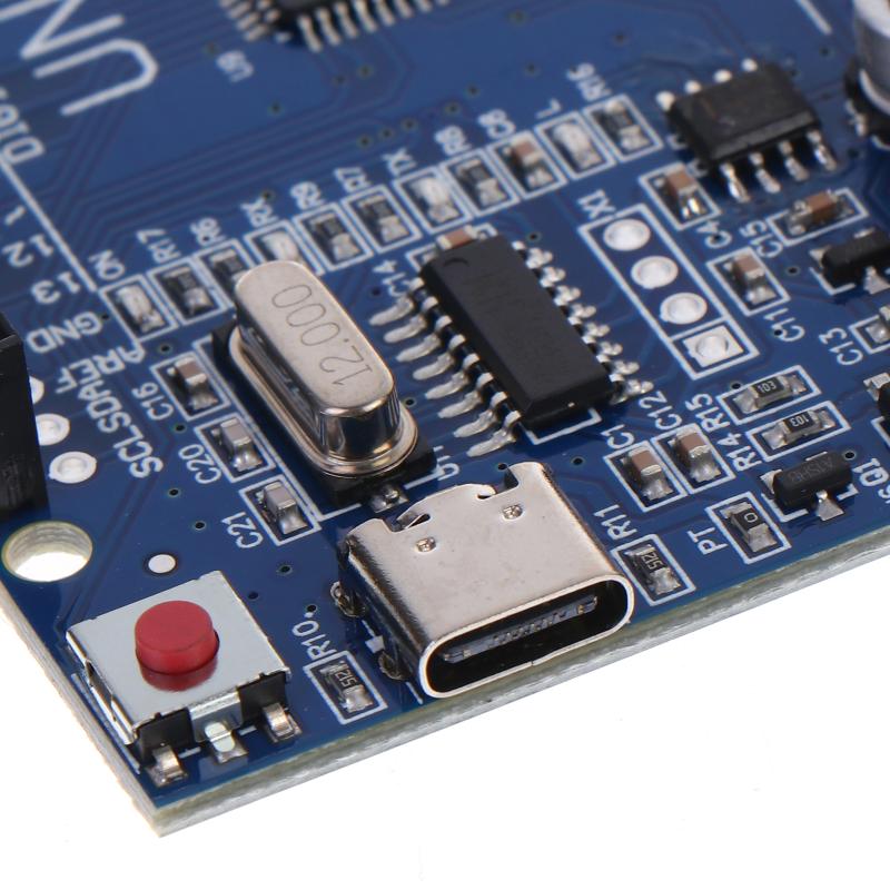 Pour carte de développement R3 Mega328P Uno R3 + Câble USB Puce Atmega328P-Au Type-C Ft232 Ch340 Pilote de port série