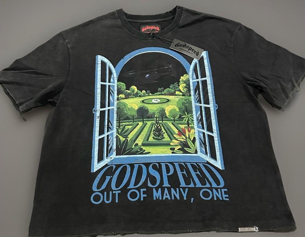 Godspeed New York "Helipad Dreams" Graphic Tee Size “Small” Unisex T-Shirt