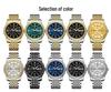 Men's Genuine Diamond-Inlaid Mechanical Watch – Trendy, Waterproof, Double Calendar, Luminous Quartz.