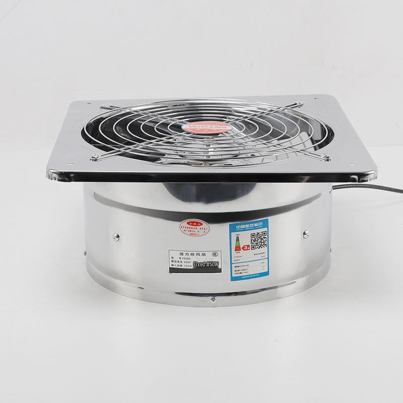 FD Series Stainless Steel Low Noise Axial Flow Duct Fan for Kitchen and Industrial Ventilation.