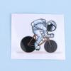 Astronaut Cycling Bicycle Stickers For Bicycle Frame Top Tube DIY Waterproof Cycling MTB Road Bikes Frames Decor
