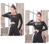 Women's Quick Dry Slimming Long Sleeve Yoga & Running Top - Plus Size, Autumn Style