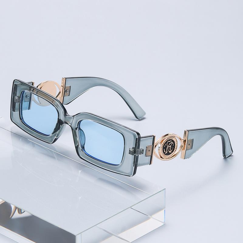 New Square Small Frame Sunglasses For Women Street Photography Glasses Fashion Square Modern Sunglasses Jh3033