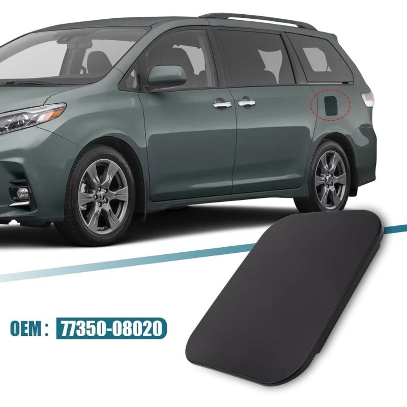 77350-08020 926-395 Fuel Filter Lid Gas Fuel Door Cover for 2011-2019 Gas Door Filler Lid Cover Replacement