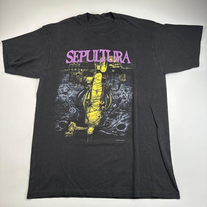 Новая Винтажная Хлопковая Унисекс Футболка Sepultura 1993 года Все Размеры DO66 S