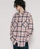 Bastic Corduroy Oversized Check Shirt_Ivory