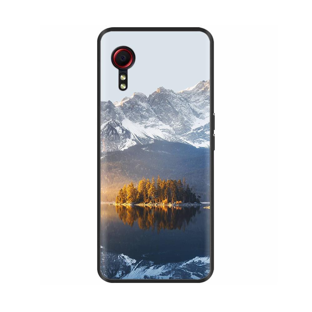 Per Samsung Galaxy Xcover 7 Custodia Morbida Liscia Silicone Liquido Cartoon Guscio Telefono Per Samsung XCover7 Cover Posteriori Protettive in TPU