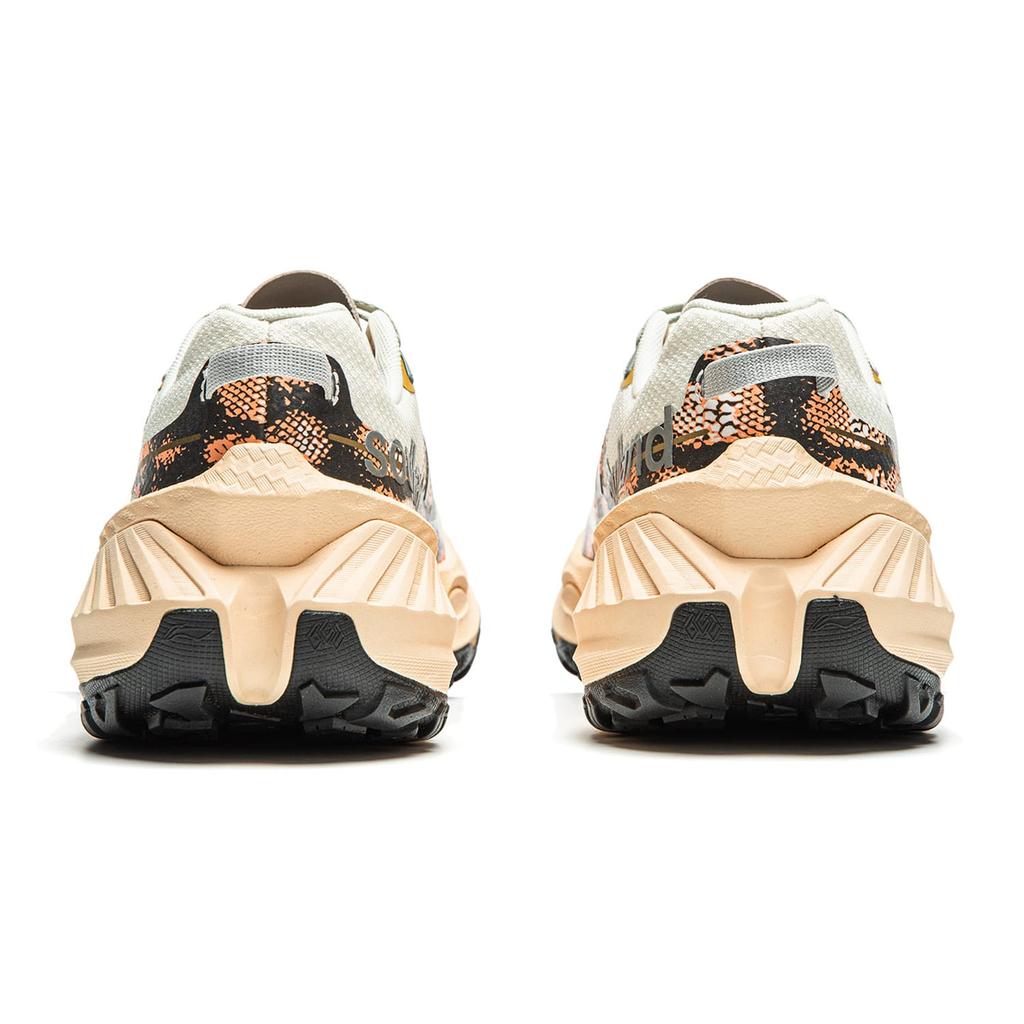 Soulland X Li Ning De Lu Series Running Shoes Men's Low Top White Gold ARNU003-24