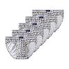 5 Pieces Fashion Men's Breathable Underwear Underpants Cotton Briefs Boxer Shorts Printing  Panties L XL 2XL 3XL 4XL 5XL