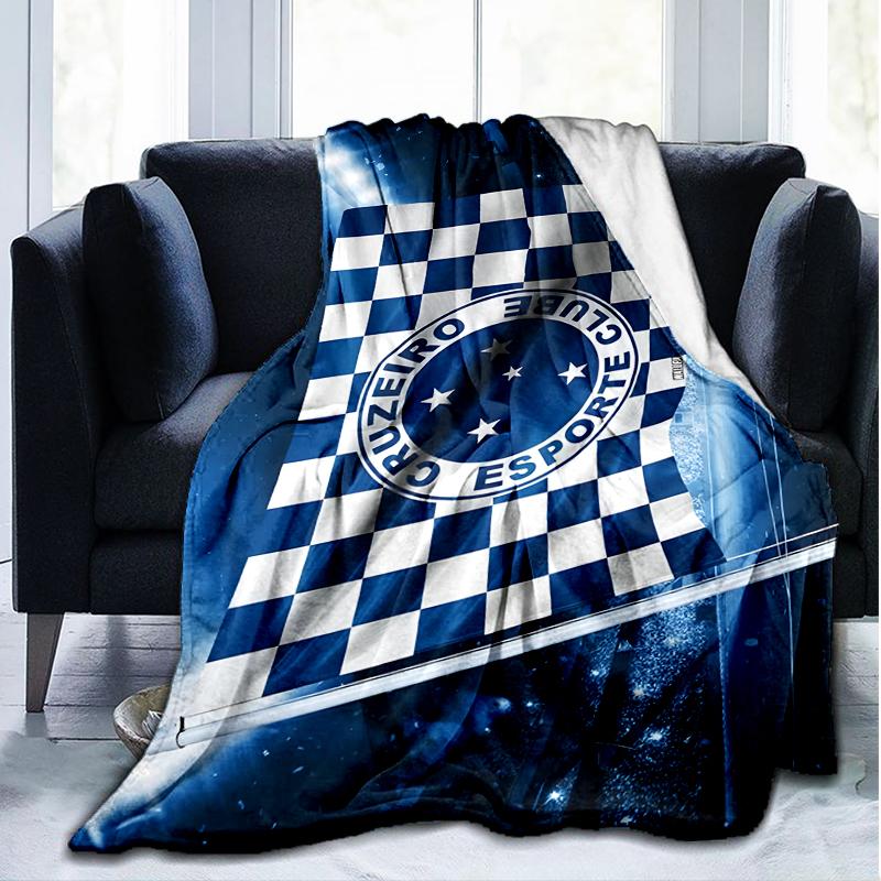 1PC Fc Esporte Printed Soft Flannel Blanket Throw for Adult Bedroom Living Room Sofa Camping Travel Fan gifts Christmas Gifts