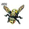 Customizable Poseable Figure 3D Printed Articulated Bee Toy Keychain Ornament Posable Mechanical Creature Model Insect Figurine for Desktop