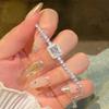 Geometric Zircon Square Adjustable Bracelet For Womens Fashion And Giftgiving