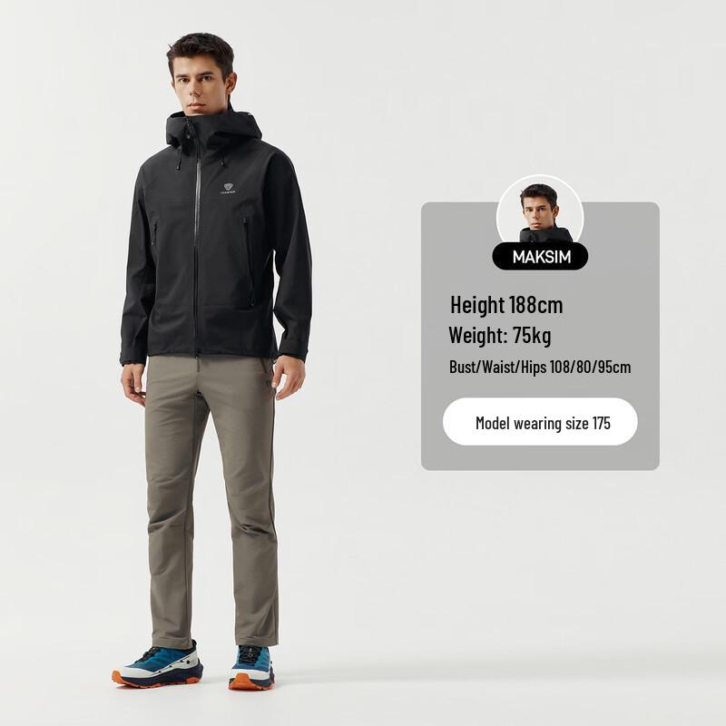 Tamboer Men's Hooded Outdoor Softshell Jacket