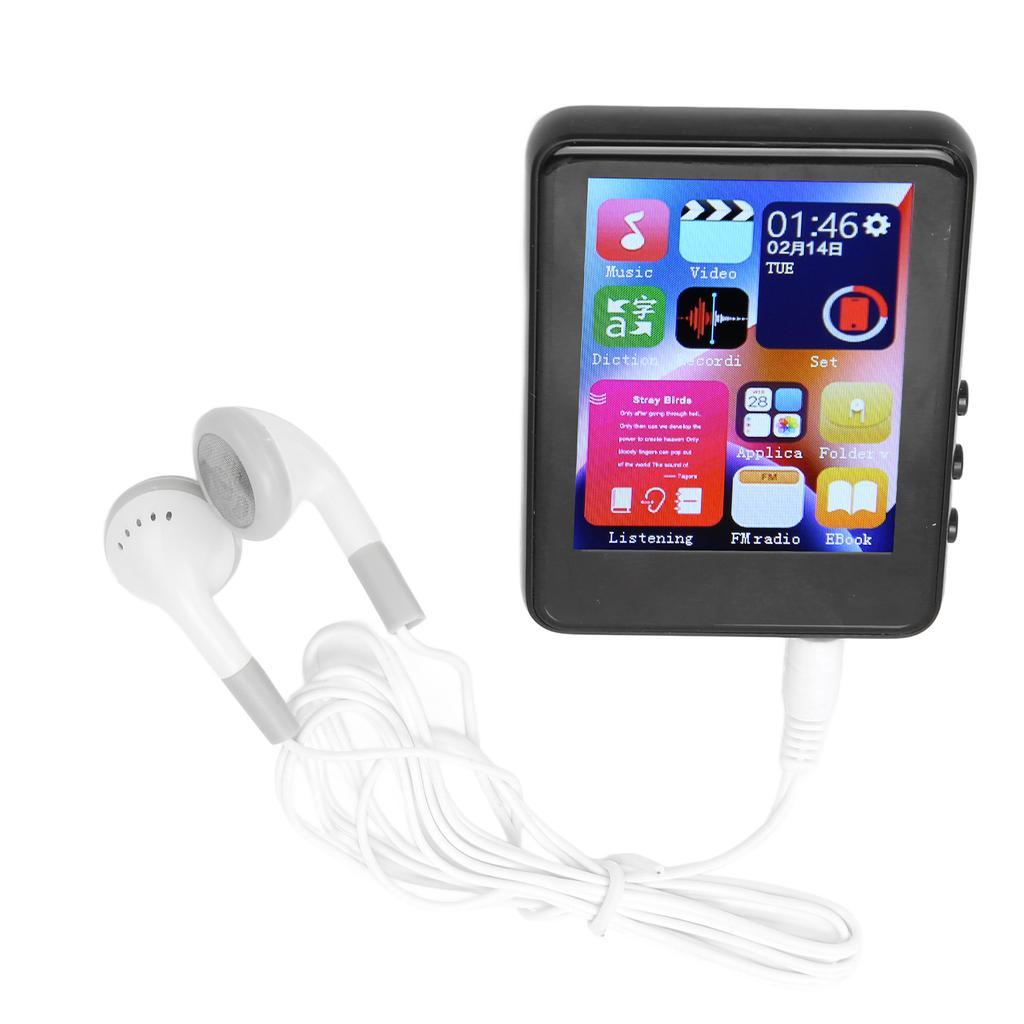 2.4in MP3 Player HD Full   Noise Reduction  5.0 FM Radio E Books Voice Recorder for Music