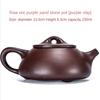Retro Purple Clay Handmade Stone Ladle Pot Puer Tea Pot and Cup Set Coffee Teapot Teapot for Tea in a Cup Heated Kettle Samovar